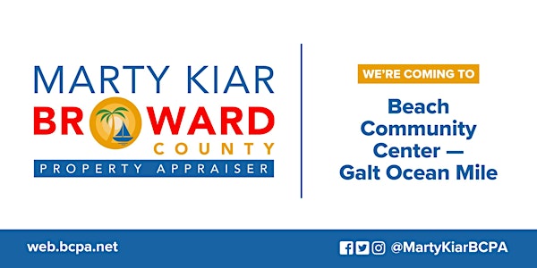 Broward County Property Appraiser at The Beach Community Center | Beach Community Center