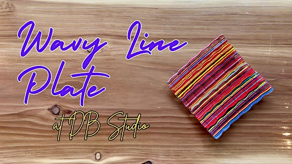 Wavy Line Plate | db Studio | DB Studio at Barnard Griffin