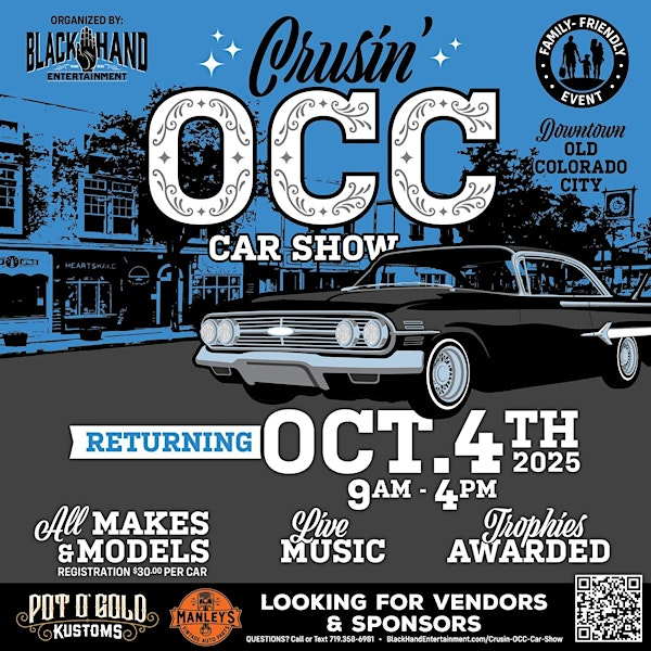 Cruisin' OCC Car Show | Old Colorado City