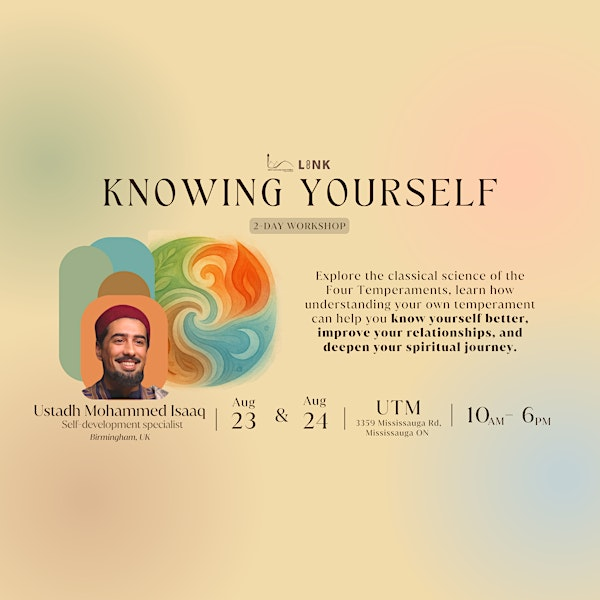 Knowing Yourself with Mohammed Isaaq - A Journey to Explore Temperaments | University of Toronto Mississauga