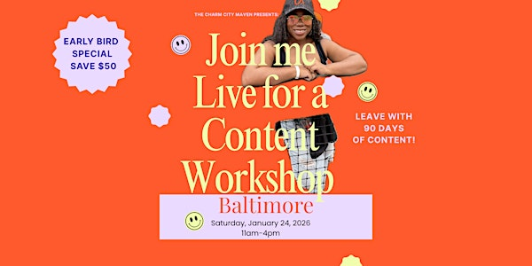 90 PIECES OF CONTENT IN ONE DAY! Content Marketing Workshop | Spark Coworking - Baltimore