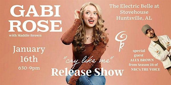 Gabi Rose Debut Single "cry like me" Release Show | The Electric Belle