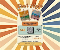 Craft Night - Kinusaiga Fabric Art - No Sew | Sign of the Horse Brewery
