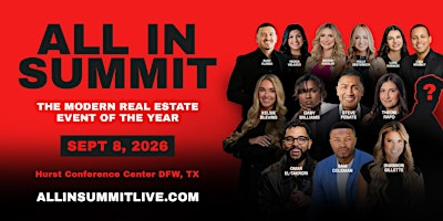 ALL IN SUMMIT 2026 - Business. Branding. Leadership. | City of Hurst Conference Center