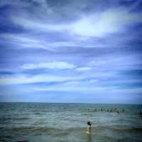 Bicycle riding on the Beach