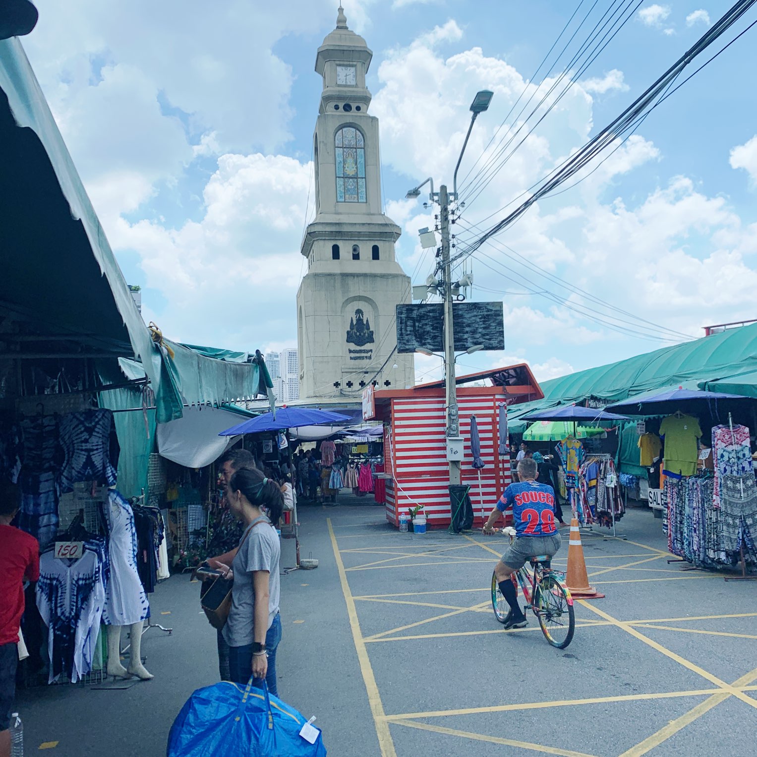 The Bangkok Clock Tower Chatuchak market | Trip.com Bangkok