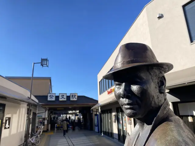 寅さんを懐かしむ『柴又駅』周辺の景色。