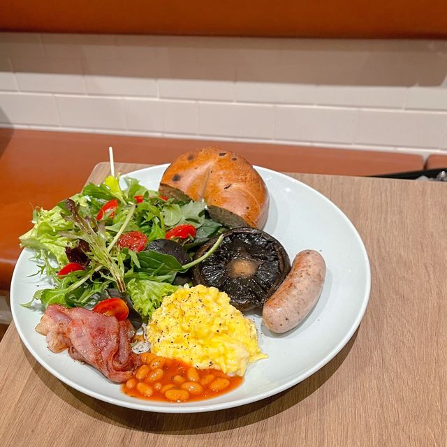長沙灣咖啡店☕️豐富All day breakfast, Bagel🥯