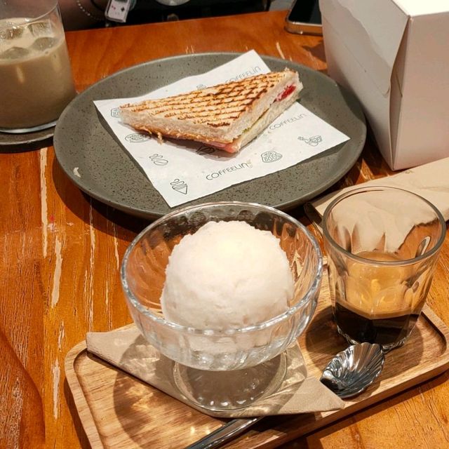 周末寫意遊：黃昏西環海中心公園,意式cafe「coffeelin」