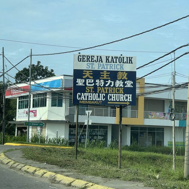 Signboards & crucifix stands in Sabah 