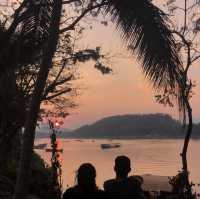 A boat trip on the Mekong River#luangprabang 