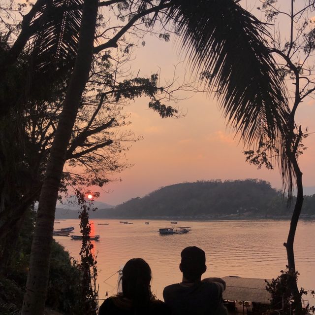 A boat trip on the Mekong River#luangprabang 
