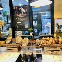 Coffee time at Zurich bread cafe and  bar