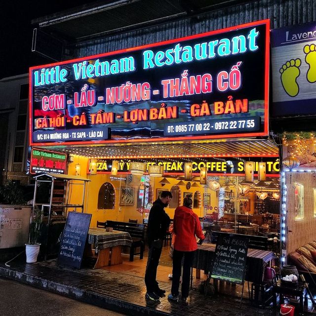 Lovely restaurant in Sapa