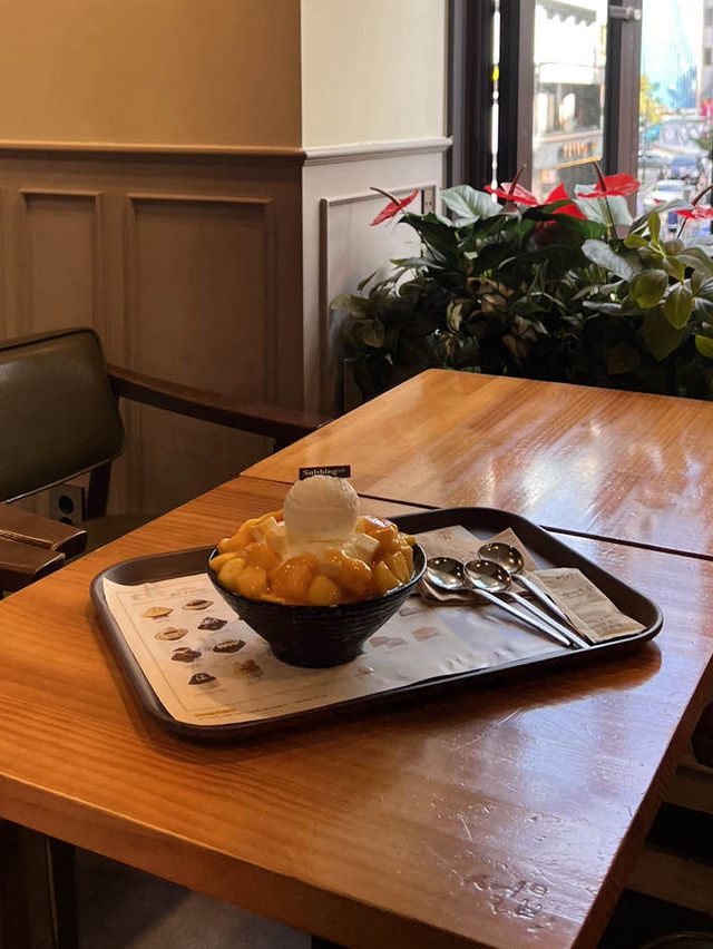 韓国/ソウル【明洞】韓国かき氷といえば！定番チェーン店ソルビン🍧💕