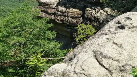 fun rock — traveler post in Hamilton County