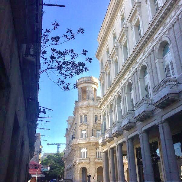Admiring the architecture in Havana 
