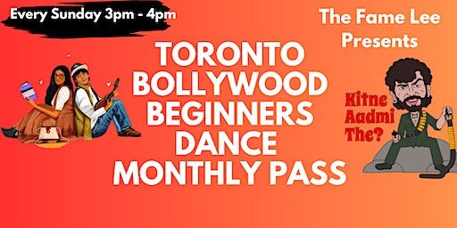 Monthly Pass Toronto Bollywood Beginners Dance Class Sunday | 693 Bloor Street West