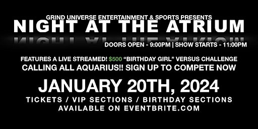 Night At The Atrium | The Atrium