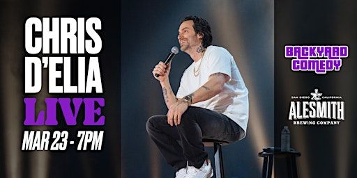 Chris D'Elia @ AleSmith Brewing on SAT MARCH 23RD (ONE NIGHT ONLY) | AleSmith Brewery
