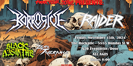 Korrosive, Raider, Black Absinthe and Zero Tolerance (Live at The Rockpile) | The Rockpile