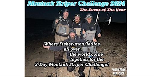 Mr Poseidon's 4th Annual Montauk 3-Day Striper Challenge OCT 17, 18 & 19 | Montauk State Park -- Lower Parking Lot -- 7:00 am to 10:00 am for Check-ins (See Details in Rules & Regulations)