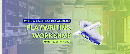 Playwriting Workshop: 1-Act Plays | BAU - BAR AM UFER