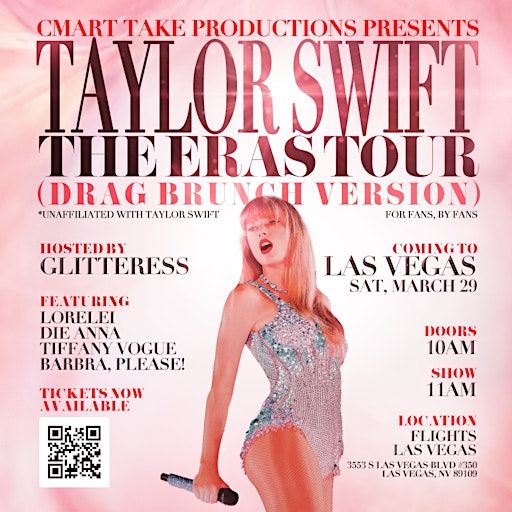Taylor Swift The Eras Tour (Drag Brunch Version) Las Vegas 3/29 | Flights Las Vegas