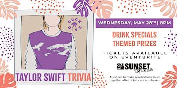 Taylor Swift Trivia at The Duck Dive | The Duck Dive
