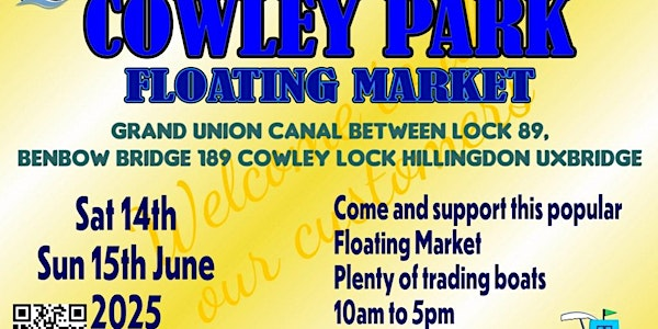 RCTA Floating Market,  Grand Union Canal Lock  89 Benbow Bridge Uxbridge | Hillingdon