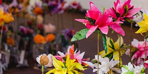 Abstract WA wildflowers in handmade painted paper with Marina Lommerse | Terrace Greenhouse