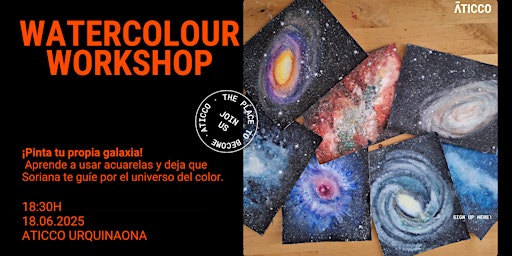 Watercolour Workshop | Aticco Urquinaona •Coworking Barcelona