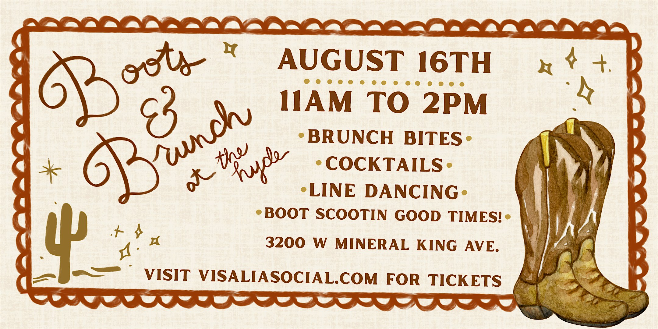 Boots & Brunch | The Hyde (former Lamp Liter Conference Center)