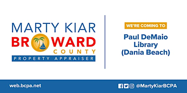Broward County Property Appraiser at Paul DeMaio Library (Dania Beach) | Dania Beach-Paul DeMaio Library