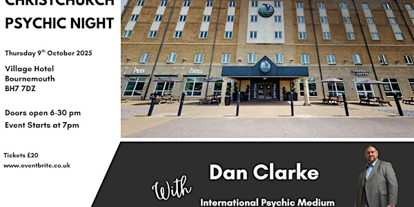 Christchurch Psychic Evening | Village Hotel