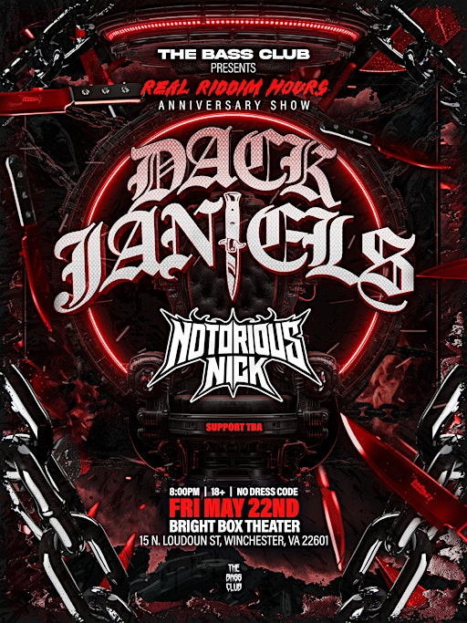 DACK JANIELS Real Riddim Hours Anniversary Show | Bright Box Theater