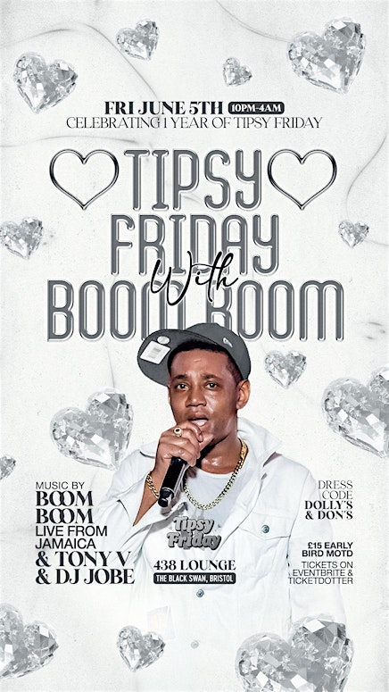 Tipsy Friday with Boom Boom | 438 Lounge, The Black Swan