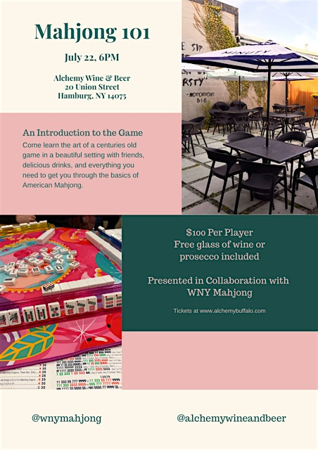 Learn to Play Mahjong - Courtyard Edition | Alchemy Wine & Beer