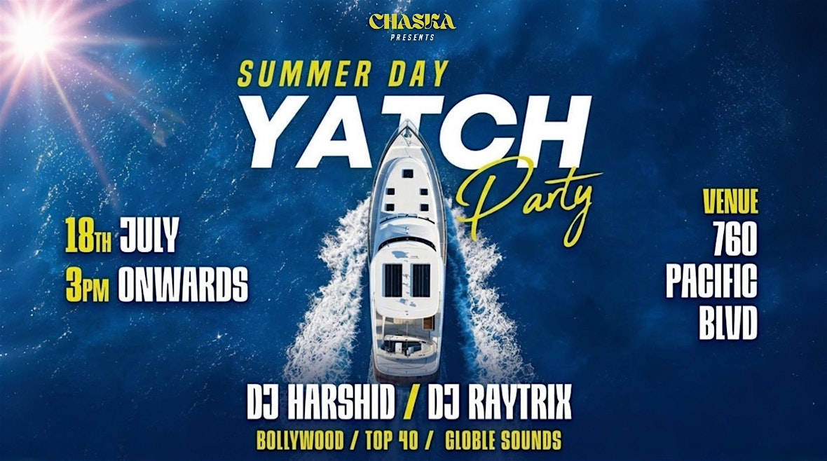 CHASKA Presents: Summer Day Yacht Party | Burrard Queen