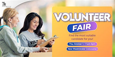 Douglas College 2026 Volunteer Fair | 700 Royal Ave