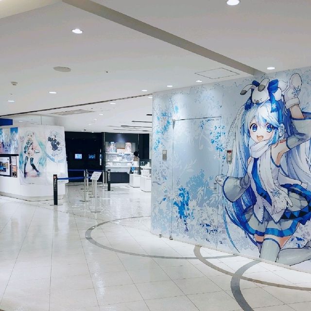 新千歳空港　雪ミク　スカイショップ