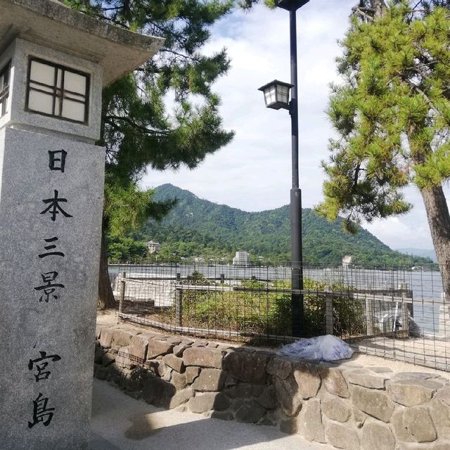 【宮島】海沿い散歩👣が気持ちいい✨😆「宮島」