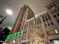 Evening Walk - Chicago during Christmas 