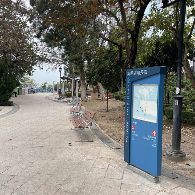 香港天然美景，香港仔瀑布灣公園😊
