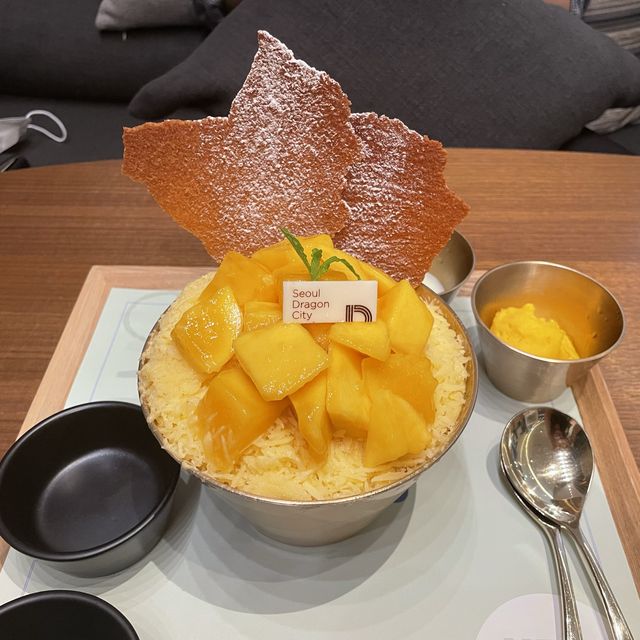 용산 서울드래곤시티호텔 빙수맛집 “알라메종델리”