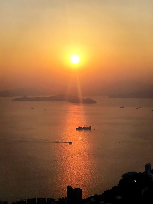 🤩從西高山遠眺維港全景🌇