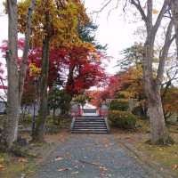 岩手県！盛岡城跡公園の紅葉