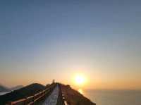 日落情人橋。大澳虎山 Fu Shan 