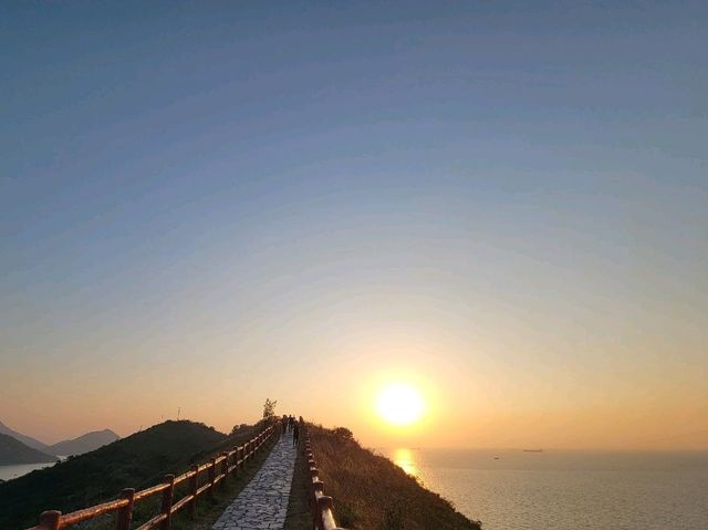 日落情人橋。大澳虎山 Fu Shan 