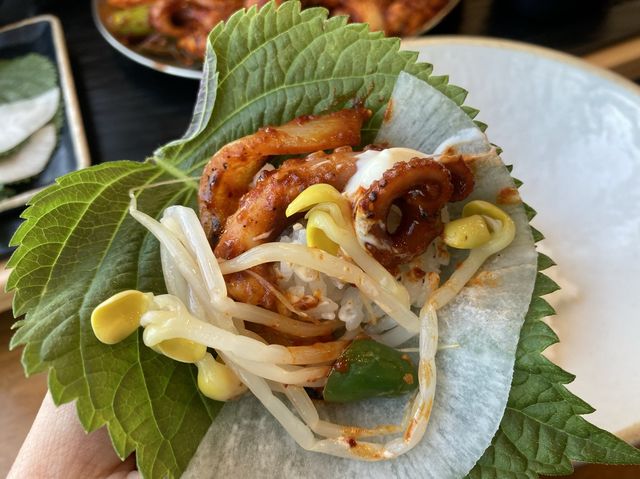 부산 바다가 보이는 낙지맛집